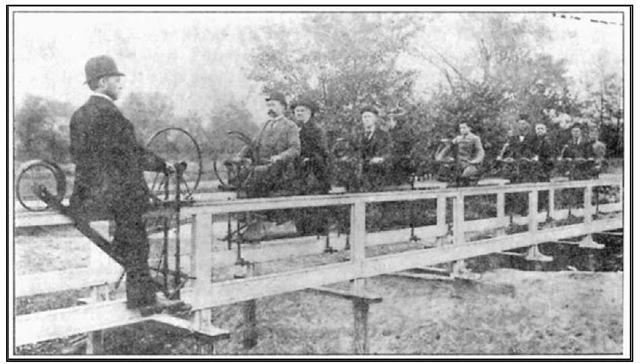 The Hotchkiss bicycle railroad
