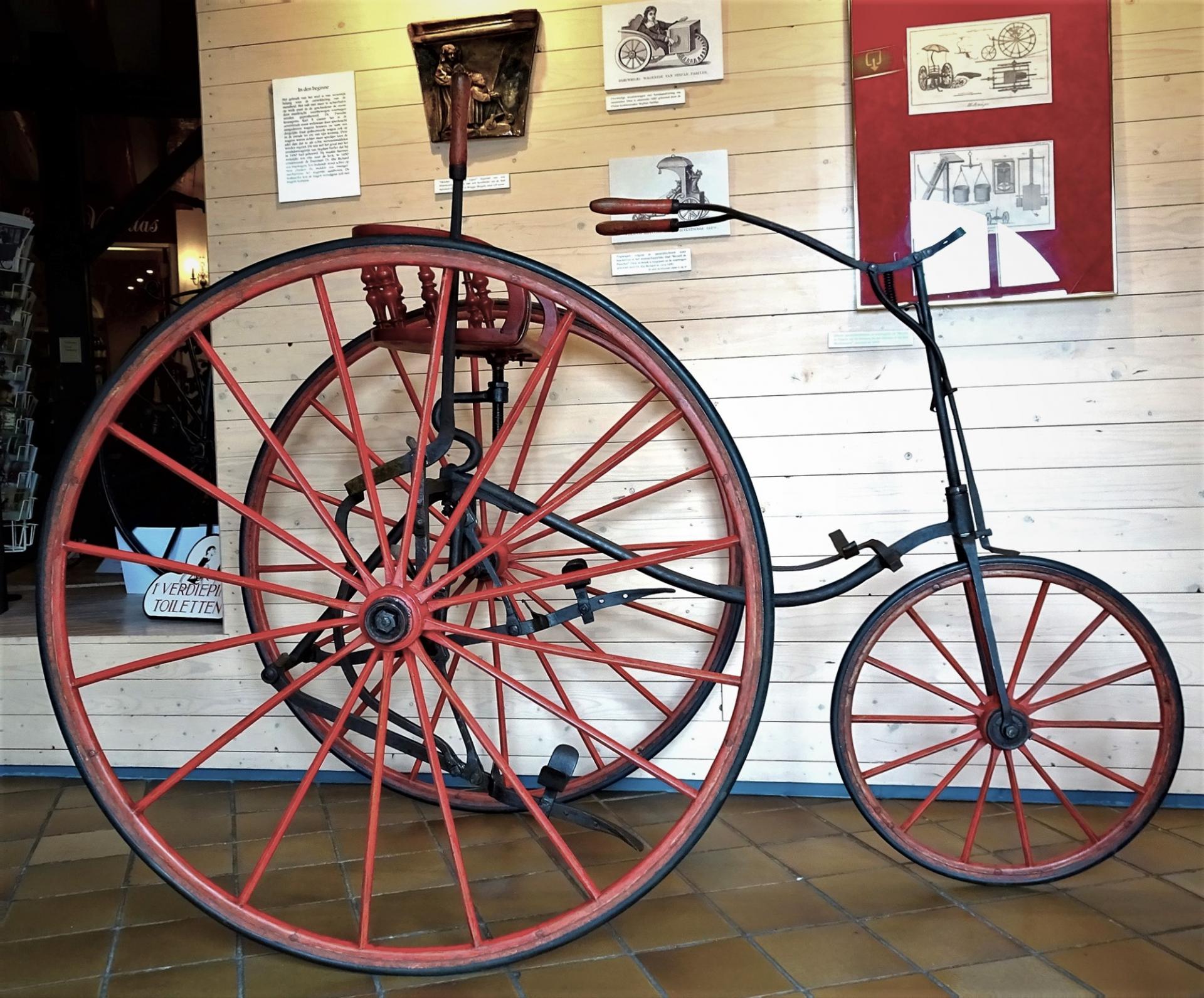 Pedo-Manomotive carriage, from France, approx. 1868